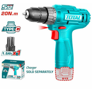 Total Lithium Ion Cordless Drill 12V TDLI12428