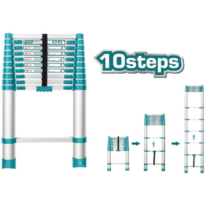 Total Telescopic ladder 3180mm THLAD08101