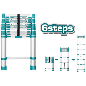 Total Telescopic ladder 1980mm THLAD08061