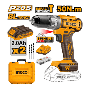 Ingco Brushless cordless impact drill 20V CIDLI20508