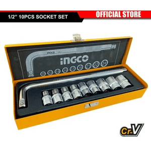 Ingco 10Pcs 1&2" Socket Set HKTS12101