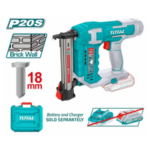 Total Cordless brick nailer& concrete nailer 20V TCSTLI3805