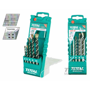 Total 5pcs Masonry drill bits set TACSD5051