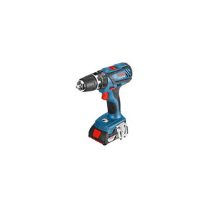 Bosch Cordless Percussion Driver Drill, 13mm, 18.0V, Li-ion, Extra Battery Included, GSB18-2-LI PLUS Professional - Drill Pak