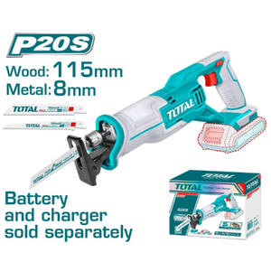 Total Cordless reciprocating saw 20V TRSLI1152