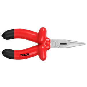 Total Insulated long nose plier 8" THTIP381