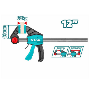 Total Quick bar clamps 63X300mm THT1340602