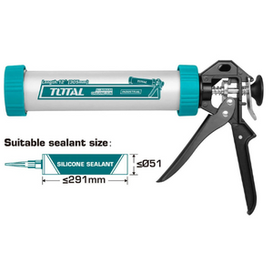 Total Aluminum caulking gun 12" THT20112