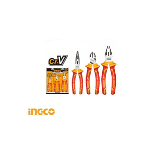 Ingco 3pcs insulated pliers set HIKPS28318 - Drill Pak