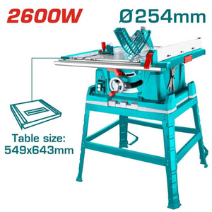 Total Table saw 2600W 254mm TS526043