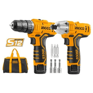 Ingco Lithium-Ion Cordless 2-Pc. Combo Kit 12V CKLI1201