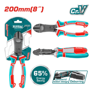 Total Compound action diagonal cutting pliers 8inch THTC530806