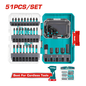 Total 51 Pcs impact screwdriver bits set TACSDL25106