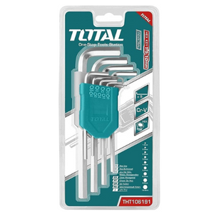 Total 9pcs Hex key set long arm THT106191