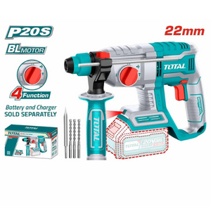 Total Cordless rotary hammer 20V TRHLI20208