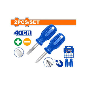 WADFOW 2 Pcs screwdriver set WSS2202 - Drill Pak