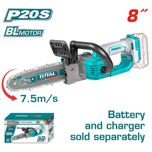 Total Cordless chain saw 20V 8Inch TGSLI2085