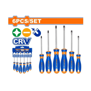 WADFOW 6 Pcs screwdriver set WSS1206 - Drill Pak