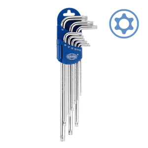 LICOTA MADE IN TAIWAN 9PCS EXTRA LONG TYPE TORX TAMPER PROOF KEY WRENCH SET T10-T50 - Drill Pak