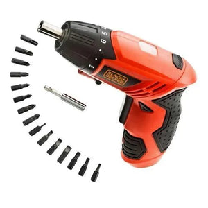 Black & Decker Cordless Screwdriver 4.8V Adjustable Handle