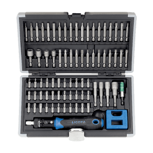 LICOTA MADE IN TAIWAN 76PCS RATCHET DRIVER BITS SET - Drill Pak