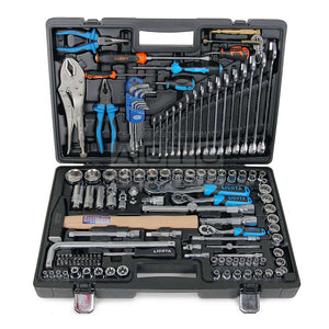 LICOTA MADE IN TAIWAN 131PCS 1/4" & 3/8" & 1/2" DR.SOCKET AND TOOL SET - Drill Pak