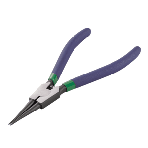 LICOTA MADE IN TAIWAN CIRCLIP PLIER STRAIGHT EXTERNAL WITH SPRING 175MM CR-V - Drill Pak