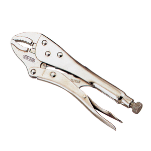 LICOTA MADE IN TAIWAN 7" CURVED JAW LOCKING PLIERS WITH WIRE CUTTER CR-V - Drill Pak