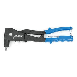 LICOTA MADE IN TAIWAN 3-JAW HEAVY DUTY HAND RIVETER 4 NOSE 3.2-4.8MM - Drill Pak