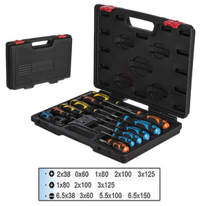 LICOTA MADE IN TAIWAN 12PCS SCREWDRIVER SET BLOW CASE - Drill Pak