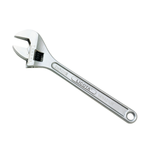 LICOTA MADE IN TAIWAN 15" ADJUSTABLE ANGLE WRENCH SILVER MAT FINISH - Drill Pak