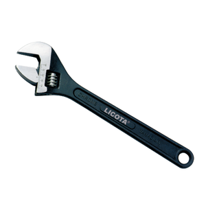 LICOTA MADE IN TAIWAN 15" ADJUSTABLE ANGLE WRENCH BLACK FINISH - Drill Pak