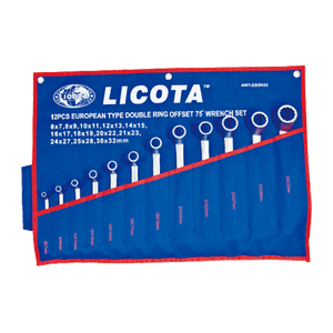 LICOTA MADE IN TAIWAN 12PCS EUROPEAN TYPE DOUBLE RING OFFSET 6-32MM - Drill Pak