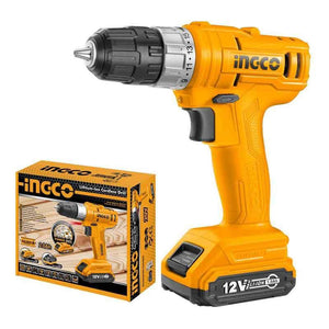 Ingco Li-ion cordless drill 12V CDLI1211 - Drill Pak