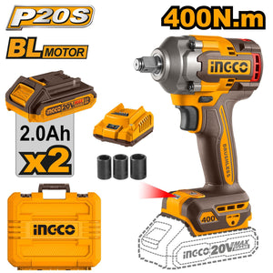 Ingco Cordless impact wrench 20V CIWLI2040 - Drill Pak