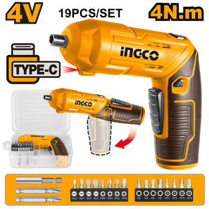 Ingco Cordless screwdriver 25mm CSDLI0442 - Drill Pak