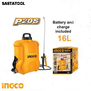 Ingco 20V Lithium Battery Sprayer 16L CSPLI2001 - Drill Pak