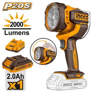 Ingco Cordless work lamp 20V CWLI20881 - Drill Pak