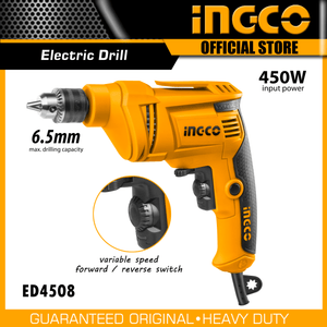 Ingco Electric drill 450W ED45658 - Drill Pak