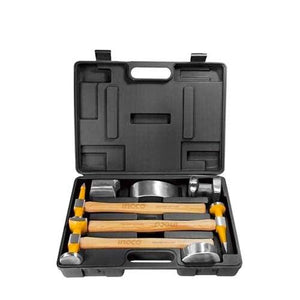 Ingco 7 Pcs Body And Fender Hammer Set HBAFH0711 - Drill Pak