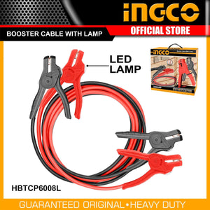 Ingco Booster cable with lamp 600A HBTCP6008L - Drill Pak