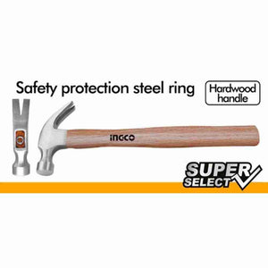 Ingco Claw hammer 16oz/450g HCH0416 - Drill Pak