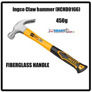 Ingco Claw hammer 16oz/450g HCHD0166 - Drill Pak