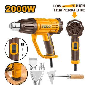 Ingco Heat gun 2000W HG200047 - Drill Pak