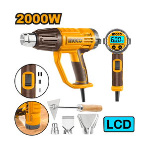 Ingco Heat gun 2000W HG200058 - Drill Pak