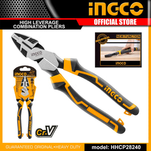 Ingco High leverage combination pliers 9.5" HHCP28240 - Drill Pak