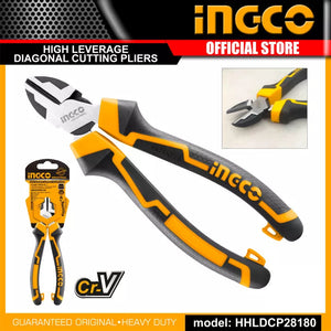 Ingco High leverage diagonal cutting pliers 7" HHLDCP28180 - Drill Pak