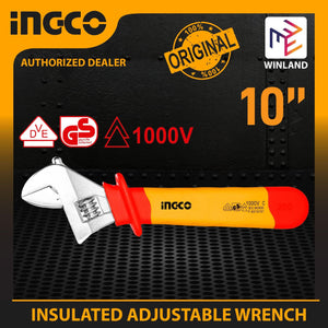 Ingco Insulated adjustable wrench 10'' HIADW101 - Drill Pak