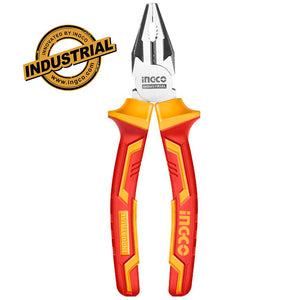 Ingco Insulated combination pliers 8" HICP28208 - Drill Pak