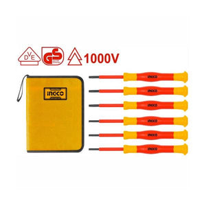 Ingco 6PCS Insulated precision screwdriver set HKIPSD0601 - Drill Pak